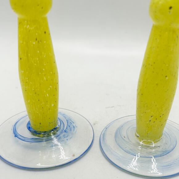 Jiri Vosmik for Glass Atelier Morava 8 Hand Crafted Art Colored Glass Cordials - Picture 8 of 12